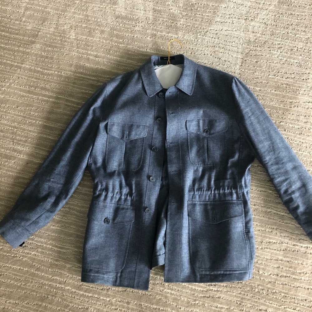 Blueish Grey Empire jacket